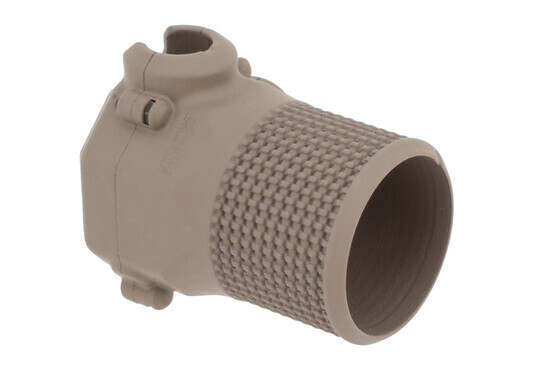 HRF Concepts Armored Magnifier Cover for G33/G30 in FDE has a textured grip